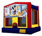 MICKEY AND FRIENDS 2 IN 1 BOUNCE HOUSE (basketball hoop included